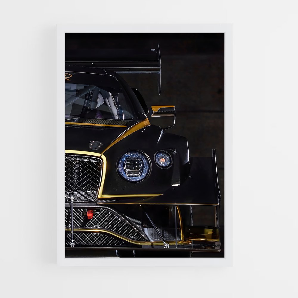 Poster Continental de Vitesse – affiche Bentley (vue 3)